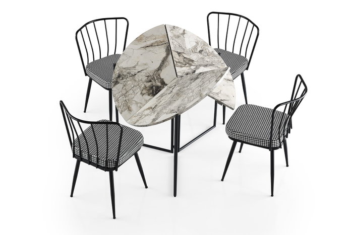 Hanah Home Mesa de Comedor Yaprak - 1203 en Pino Atlántico